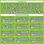 Maillot de baseball vert motif animal 3D dinosaure néon personnalisé blanc-noir design authentique Maillot de baseball vert motif animal 3D dinosaure néon personnalisé blanc-noir design authentique