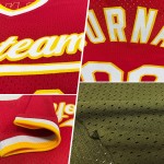 Service personnalisé rétro noir-crème Salute Authentic To Jersey Baseball Olive Service personnalisé rétro noir-crème Salute Authentic To Jersey Baseball Olive