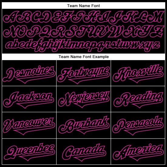 Maillot de baseball 3D motif monstre rose personnalisé noir authentique Maillot de baseball 3D motif monstre rose personnalisé noir authentique