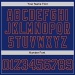 Maillot de baseball 3D grunge avec motif orange et abstrait royal Maillot de baseball 3D grunge avec motif orange et abstrait royal