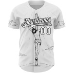 Maillot de baseball personnalisé avec motif religieux, croix du Vendredi noir, Jésus blanc authentique en 3D Maillot de baseball personnalisé avec motif religieux, croix du Vendredi noir, Jésus blanc authentique en 3D