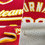 Maillot de baseball rétro bleu marine clair, authentique et personnalisé, crème Maillot de baseball rétro bleu marine clair, authentique et personnalisé, crème
