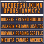 Maillot de baseball orange Bay Custom Mesh Throwback Authentic Navy Maillot de baseball orange Bay Custom Mesh Throwback Authentic Navy