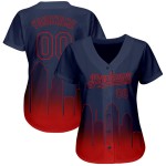 Maillot de baseball 3D authentique et personnalisé de Houston, bleu marine, City, rouge délavé Maillot de baseball 3D authentique et personnalisé de Houston, bleu marine, City, rouge délavé