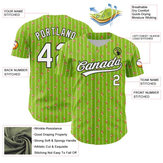 Maillot de baseball vert motif animal 3D dinosaure néon personnalisé blanc-noir design authentique Maillot de baseball vert motif animal 3D dinosaure néon personnalisé blanc-noir design authentique