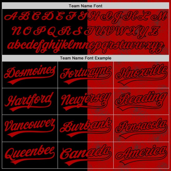 Maillot de baseball rose rouge noir, style authentique, motif gothique personnalisé 3D Maillot de baseball rose rouge noir, style authentique, motif gothique personnalisé 3D