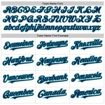Maillot de baseball authentique à rayures fines, personnalisé, bleu marine et blanc Maillot de baseball authentique à rayures fines, personnalisé, bleu marine et blanc