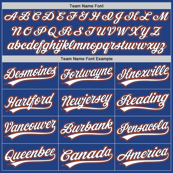 Maillot de baseball rétro bleu marine-orange authentique personnalisé Royal Maillot de baseball rétro bleu marine-orange authentique personnalisé Royal